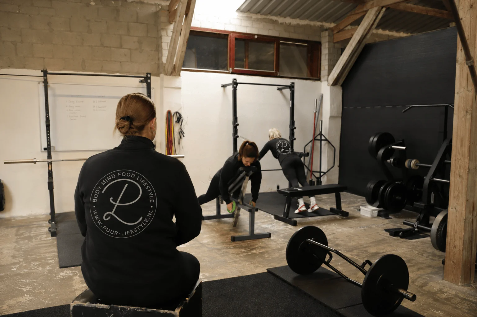 Small group workout op de boerderij